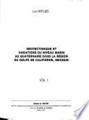 Neotectonique et variations du niveau marin au quaternaire dans la région du Golfe de Californie, Mexique