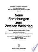Neue Forschungen zum Zweiten Weltkrieg