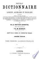 Neues und vollständiges Wörterbuch der deutschen und französischen Sprache