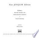 New Josquin edition