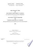 New primary sites of malignant neoplasms in Canada by census district. Supplement. Nouveaux sièges primaires de tumeurs malignes au Canada selon la région de recensement. Supplément