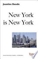 New York is New York