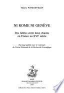 Ni Rome ni Genève