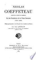 Nicolas Coeffeteau, dominicain, évèque de Marseille