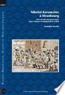 Nikolaï Karamzine à Strasbourg