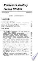 Nineteenth-century French Studies