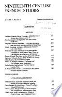 Nineteenth-century French Studies