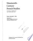 Nineteenth-century French Studies