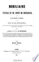 Nobilaire des Pays-Bas et du comté de Bourgogne