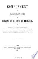 Nobilaire des Pays-Bas et du comté de Bourgogne