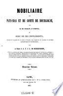 Nobilaire des Pays-Bas et du comté de Bourgogne