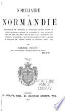Nobiliaire de Normandie...