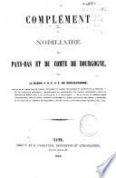 Nobiliaire des Pays-Bas et du Comté de Bourgogne