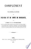 Nobiliaire des Pays-Bas et du comté de Bourgogne