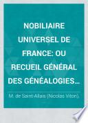 Nobiliaire universel de France