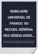 Nobiliaire universel de France