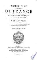 Nobiliaire universel de France