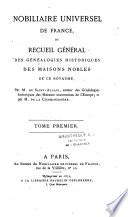 Nobiliaire universel de France