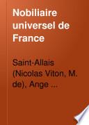 Nobiliaire universel de France