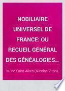 Nobiliaire universel de France