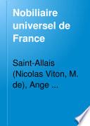Nobiliaire universel de France