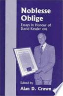 Noblesse Oblige