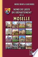 Noms de lieux du département de la Moselle