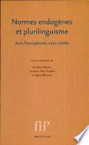 Normes endogènes et plurilinguisme