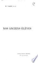 Nos anciens élèves