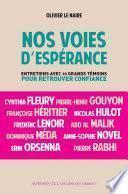 Nos voies d'espérance