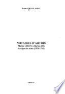 Notaires d'Artois