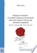 Notaires et notariat
