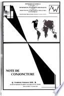 Note de conjoncture