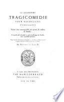 Note sur B. Du Lac, ou le Théatre et le Bazoche à Aix, à la fin du XVIe Siècle. (Le Desesperé, Tragicomédie d'Obéissance, etc.).