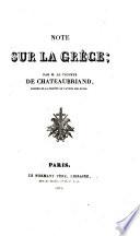 Note sur la Grèce
