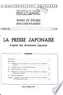 Notes et études documentaires