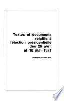 Notes et études documentaires