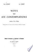 Notes sur Les contemplations