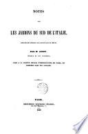 Notes sur les jardins du sud de l'Italie