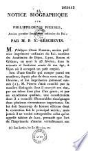 Notice biographique sur Philippe Denis Pierres
