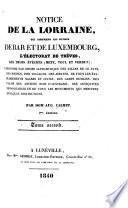 Notice de la Lorraine