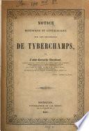 Notice historique et généalogique sur les seigneurs de Tyberchamps