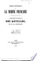 Notice historique sur la marine française