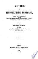 Notice sur Abou-Jousouf Hasdai Ibn-Schapraut