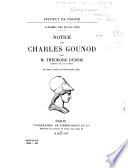 Notice sur Charles Gounod