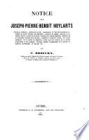 Notice sur Joseph-Pierre-Benoit Hoylarts, docteur en médicine