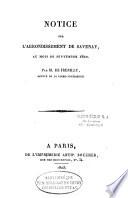 Notice sur l'arrondissement de Savenay, au mois de septembre 1822