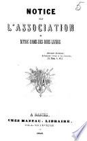 Notice sur l'Association de Notre-Dame-des-bons-livres