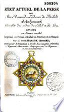 Notice sur l'état actuel de la Perse