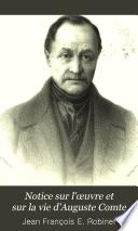 Notice sur l'œuvre et sur la vie d'Auguste Comte